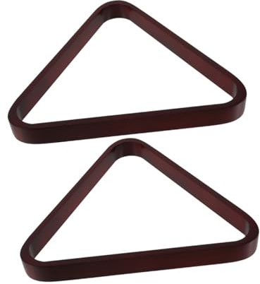 HEMOTON 2 Pièces Triangle Pool Rack Massif pour Billard Accessoire pour Table de Billard des et Polyvalent Lot