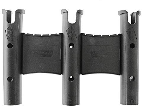 Railblaza Unisex RodStow Rutenhalter Triple mit Caddy Black, One Size