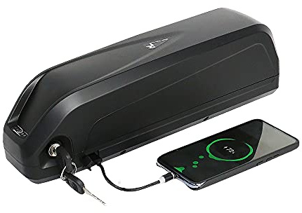 (DE Warehouse) Batería de Bicicleta eléctrica de 36V 48V 52V, 13AH Batería de E-Bike batería de Iones de Litio para Bicicleta Eléctrica con Cargador, para Motor de 1000w 750w 500w 350w 250w (52V13AH)