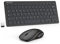 TECKNET Ensemble Clavier et Souris sans Fil, 2,4 GHz Silencieux avec Récepteur Nano USB
