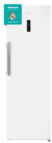 Hisense RL481N4BWE - Frigorífico de Una Puerta, Capacidad Neta 370 L, 185 cm alto,Metal Cooling, Multi Air Flow, Micro Vents Cooling, Enfriamiento Rápido, Silencioso 40 dBA, Color blanco