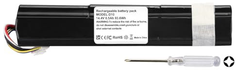 K KYUER 6500mAh Robot Vacuum Cleaner Akku für Neato Robotics D8 D9 D10 Intelligenter Saugroboter 205-0023 205-0022 205-0026 205-0021 905-0596 945-0356 945-0381 945-0382 945-0376 Staubsauger Battery