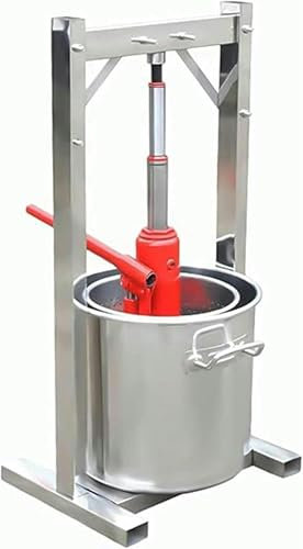FUEPRFL 12 L Saft Presse Eiche Fruchtpresse, Mobile Früchte, Maispresse Mit Kurbel Und Netzwerkpresse, Wein Gedrückt, Werkzeugspiel, Disc Gedrückt ~ //