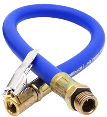 XENQITO 1 Pezzi Tubo in Gomma per Gonfiaggio, Tubo Gonfiaggio Pneumatici, Prolunga Valvola Pneumatici, Estensione Flessibile Della Valvola, Per Pneumatici di Biciclette, Motocicli, Auto