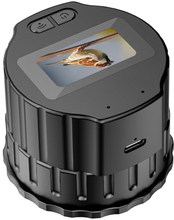 Reinscer Nouveau microscope V13 WiFi HD Caméra oculaire électronique 1,5 écran Enregistreur optique Télescope d'observation des oiseaux