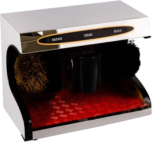 Electric Shoe Polisher - Automatic Cleaning Machine with Brush for Home and Office Use