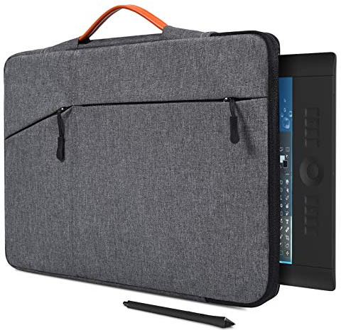 wasserdichte Tablet-Hülle für Zeichnungen, kompatibel mit Huion KAMVAS Pro 16, Wacom Cintiq 16/Intuos Pro Large PTH860, Space Grey