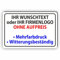Fassbender-Druck SCHILDER - WUNSCHSCHILD - Wunschtext Schild - komplett anpassbares Schild mit Text und Bild - Aluverbundplatte mit vielen Größen für alle Arten Wunschschilder