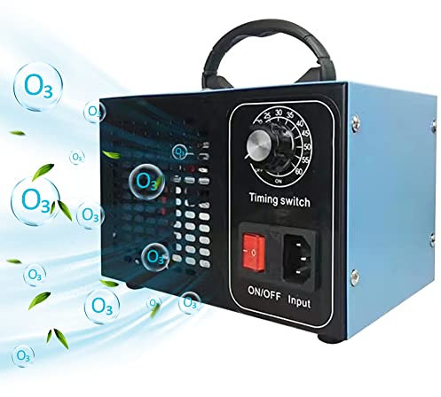 Ozonermaschine, 10.000 MG/h, Ozonator-Generator, tragbare Luftfiltermaschine für Luftreinigung und Geruchsbeseitigung, Luftreiniger für Badezimmer, Büro, Haus, Auto
