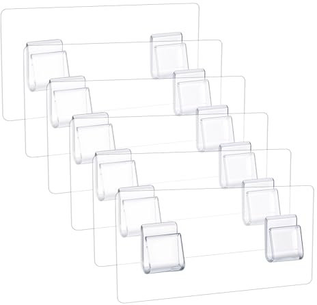 Cobee Duschablage-Kleber Zum Ersetzen, 6 Stück Duschregal-Aufkleber, Duschregal-Kleber Kein Bohren Wasserdicht Spurlose Haken Für Duschablagen Seifenhalter Und Küchenaufbewahrungsregale