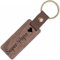 Cadeau Papa Porte Clés en Bois de Noyer Cuir et Laiton Porte Clé Personnalisé aspect naturel et chaleureux porte clef original