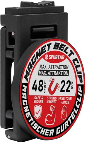 Spurtar Gürtel Clip Anti-Rutsch Werkzeughalter Magnetischer Werkzeughalter für Bohrer Bits Schraubenschlüssel Zangen Werkzeug Gürtel Zubehör Vater Vater Ehemann Freund Männer