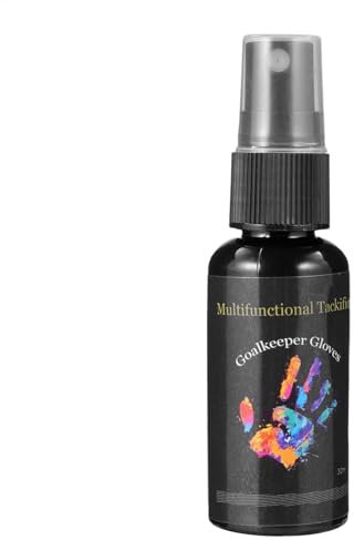 Torwarthandschuh-Kleber-Griffspray – 30 ml Latex-Fußball-Griffspray | rutschfeste, praktische Handschuhe klebriges Spray | Torwarthandschuh-Spray für Sport, Schlagen, Pitching, Fußballhandschuhe
