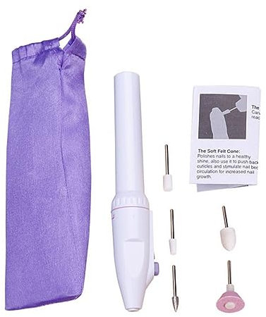 PACKOVE Lucidatrice Per Unghie Portatile Strumenti Per Manicure Levigatrice Per Unghie Ad Molatura Adatta Per Lucidatura e Rimozione