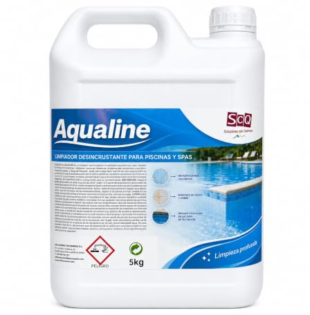 Limpiador Desincrustante Piscinas 5L – Elimina Cal, Óxido y Manchas de Cobre | Línea de Flotación, Paredes y Suelo | Apto Liner, Gresite y Fibra | Piscinas y Spas | Fórmula Concentrada