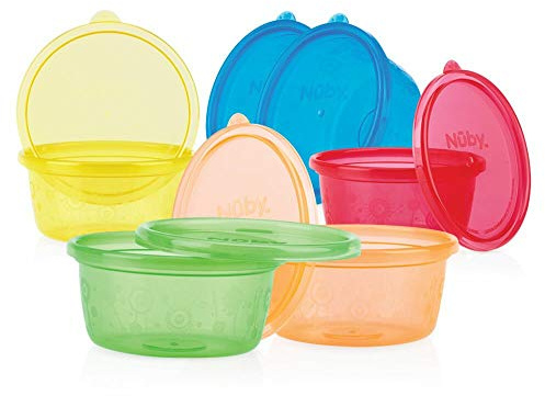 Lot de 6 pots de conservation 300 ml - Nuby