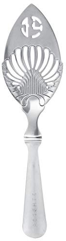 OUKENS Cucchiaio di assenzio, 1pc 304 Cucchiaio per assenzio in Acciaio Inossidabile 304 Bicchiere da Cocktail con Filtro per Bere(Cucchiaio per assenzio in Foglia)
