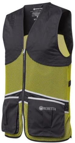 Beretta Schießweste FULL MESH VEST Tontauben TRAP SKEET leichte Weste Ice Grey § Sulphur Spring (as3, alpha, l, regular, regular)