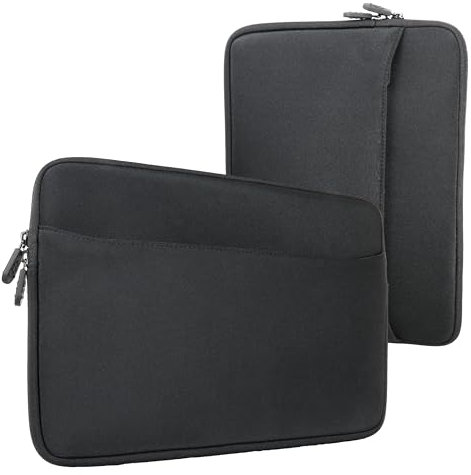 honju Darkroom Samsung Galaxy Tab S10+ / S9+ FE / S9+ / S8+ / S7 FE / S7+ Tasche (Neopren Sleeve mit großem Außenfach, Mikrofaser Innenseite, Leichtgängiger Reißverschluss)