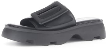 Gabor Damen Pantoletten, Frauen Slipper,Moderate Mehrweite (G),schluepfschuhe,Slides,Backless Slipper,Mules,schwarz (S.schwarz),40 EU / 6.5 UK