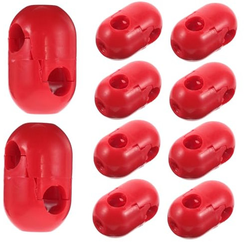 TOBBOMEY 10pcs Climbing Net Buckles Cargo Net Connectors for Boy Girl Playground Versatile Ropes and Accessories for Play Safe Easy to Install