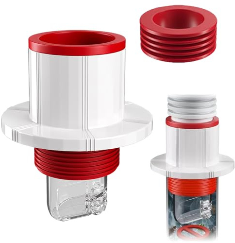 Tubo de Sellado Desodorante para Lavadora WISIRENT, 50 mm y 75 mm Sello de Tubería de Drenaje de Lavadora Sellado Anillo de Sello de Alcantarillado, Sellos de Alcantarillado de Tubería de Cocina