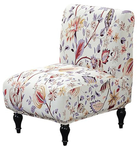 Ausing Housse de Fauteuil sans accoudoirs Housses de canapé antidérapantes très Extensibles pour Fauteuil 1 Place Décoration Moderne pour Salon