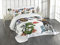 ABAKUHAUS japanisch Tagesdecke Set, Manga Stil Drache, Set mit Kissenbezügen Sommerdecke, für Einzelbetten 170 x 220 cm, Grün Blau