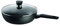 Rohe Germany Schmorpfanne mit Deckel Henry aus Aluminium in der Farbe Schwarz, Durchmesser: 28cm, 218291-28