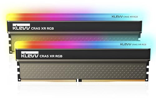 KLEVV CRAS X DDR4 RGB 16GB (2x 8GB) 3600MHz CL18 Gaming Memory RAM kit XMP 2.0 High Performance Overclocking 18-22-22-42