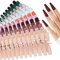 FLOFIA 336Stk Künstliche Nägel Lang Ballerina Fingernägel Matt Falsche Nagel zum Aufkleben Kunstnägel Set DIY Nail Art Nagelspitzen 14 Farben Stil B