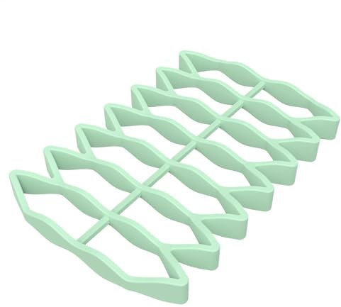 Tostado de silicona para horno, estante para para microondas, bandeja de asado antiadherente, estante de alta temperatura, bandeja de drenaje de aceite, estante de pollo de silicona, bandeja de