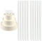 REBECASKYENS Lot de 12 supports à gâteau réutilisables de 30 cm à deux étages pour gâteau à plusieurs étages