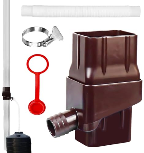 Xujuika Rainwater Collection System, Eco-Friendly Rain Barrel Diverter Kit, Downspout Diverter Colander, Efficient Collection Diverters For 2 X 3inch Standard Downspouts, Easy Install