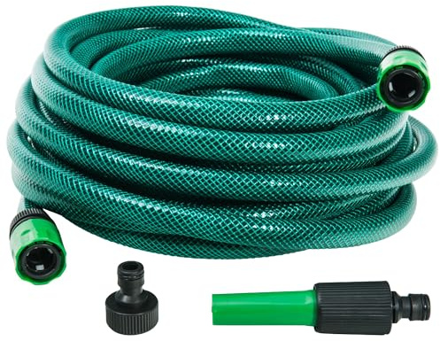 WERKA PRO Tuyau avec raccords et Lance d15mm 15 m