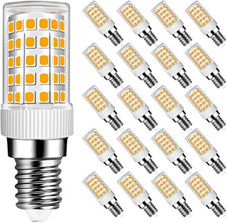 MENTA E14 LED 10W Warmweiss 3000K ersetzt 80W Halogenlampen 86 x SMD 2835 LED E14 LED Leuchtmittel Birne AC 220-240V Nicht Dimmbar 2 Jahre Garantie 20er-Pack
