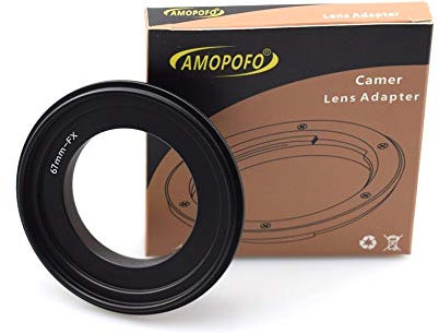 FX to 67mm Retroadapter/67mm-FX Makro Umkehrring Ring,Kompatibilität für FX X Bajonett Kamera X-A2 X-A1 X-T2 X-E2 X-E1 X-T100 X-T10 X-T1IR X-H1 X-M1 X-Pro1 X-Pro2,für Makroaufnahmen
