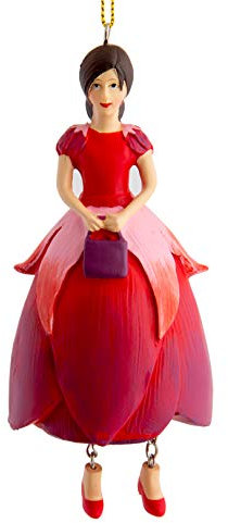 Blumen Mädchen Fuchsie zum Hängen Figur Dekofigur Gartenfigur für den Innenbereich