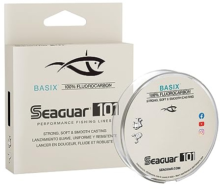 Seaguar Basix Línea de Pesca de flourocarbono, 200 Yardas, 8-Pounds/200-Yards