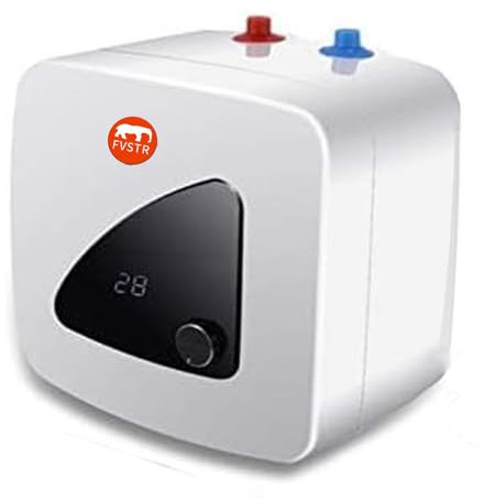 Instant Electric Tankless Water Heater 220/240V, FVSTR Small Smart Portable Self-Modulating on Demand，Use Under Sink Kitchen Household Shower, Hot Water for House Shower [Energy Class A] (Black-2.5KW)