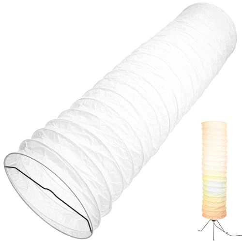 WOONEKY Pantalla De Papel Para Lámpara De Pie Estilo Nórdico Minimalista 8.7 Pulgadas Reemplazo Decorativo Para Hogar Sala De Estar Sin Base