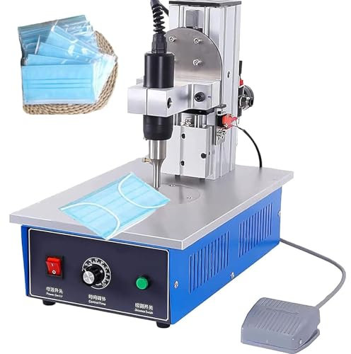 Ultrasonic Spot Welder 1200W 35KHz Plastic Welding Machine, Welding Machine Ultrasonic Spot Welder with Electronic Pedal Φ9mm for Nylon Plastic