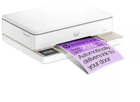 HP Envy 6132e All-in-One Inkjet Wireless Printer with Fax & 6 Months Instant Ink