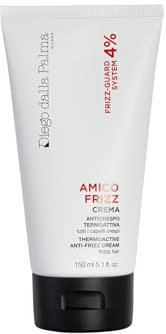 Diego dalla Palma | AMICOFRIZZ - Crema Capelli Anticrespo Termoattiva, Trattamento Concentrato Senza Risciacquo, Protezione Termica, 150ml