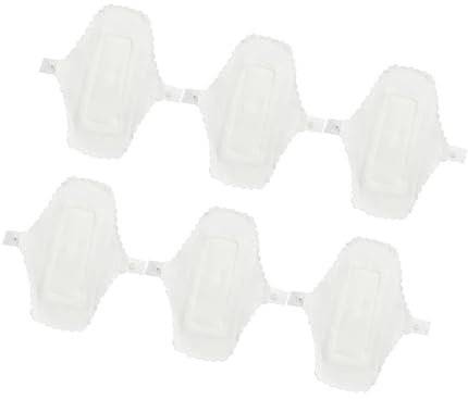 Anneome 6 pezzi Assorbenti Lavabili Impermeabili Fodera Mutandine Mestruali Riutilizzabile Morbido Resistente all Acqua con Bottoni per Fissaggio Sicuro per Donne in Viaggio