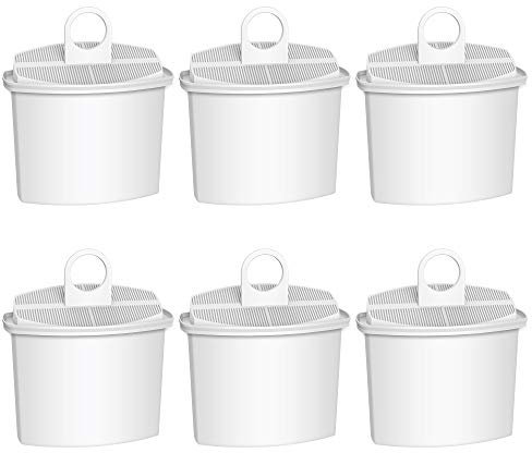 Waterdrop 6er TÜV SÜD Zertifizierte Ersatzfilterpartrone für Braun® Brita® PureAqua KWF2, Braun® BRSC006, Braun® AromaSelect, AromaPassion, Impression Kaffeemaschinen