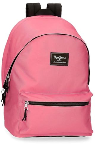 Pepe Jeans Aris Mochila para Portátil, Rosa, 15,6