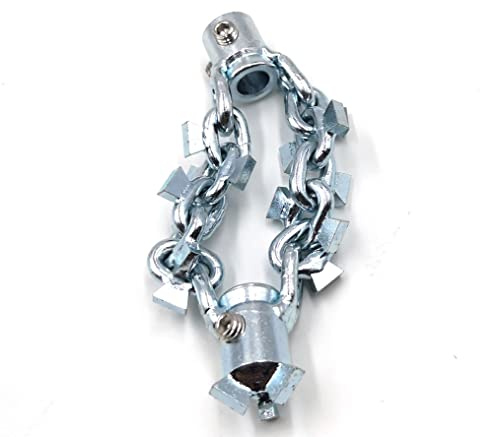LEADFEN con cabezal de perforación eliminador de obstrucciones DN50mm cortador de limpieza de tuberías 8mm cable de eje flexible limpiador de fregadero