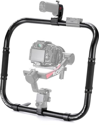 Tilta RS5 Basic Ring Grip Plus Kompatibel mit DJI RS5/RS4/RS4 Pro/RS3/RS3 Pro/RS2 Gimbal, Dual-Handringgriff TGA-PRG