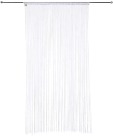 Atmosphera Créateur d'intérieur - Rideau Fil Guopo 90x200cm Blanc